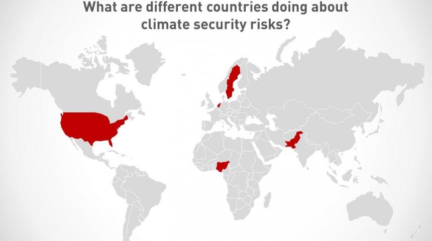 What are different countries doing about climate security risks? 5 Answers