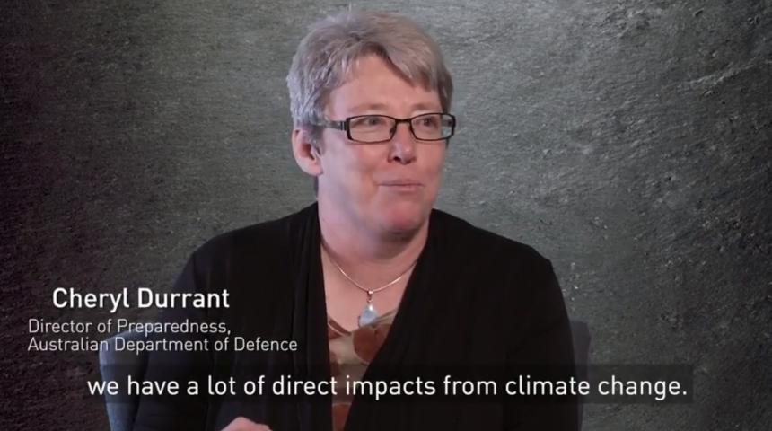 Is climate change capturing the response capacity of national security forces? - Cheryl Durrant